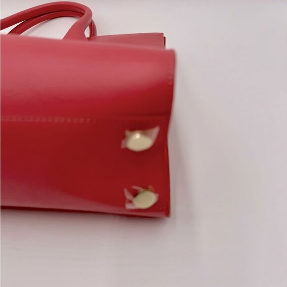 Auth Jimmy Choo Large Pink Leather Suede Sides 2way Riley Tote Crossbody Bag - Picture 10 of 16